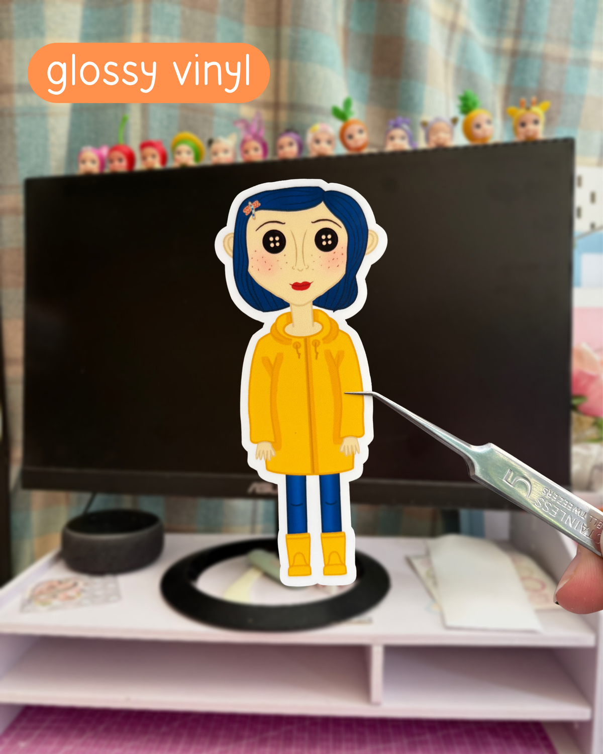 coraline vinyl sticker