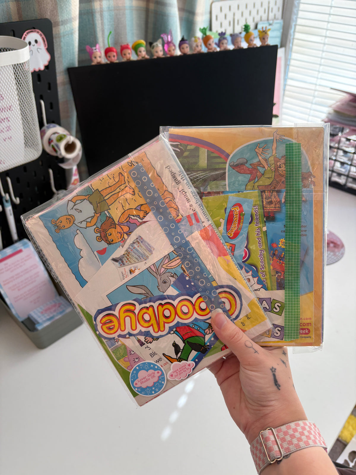 childhood nostalgia scrap pack