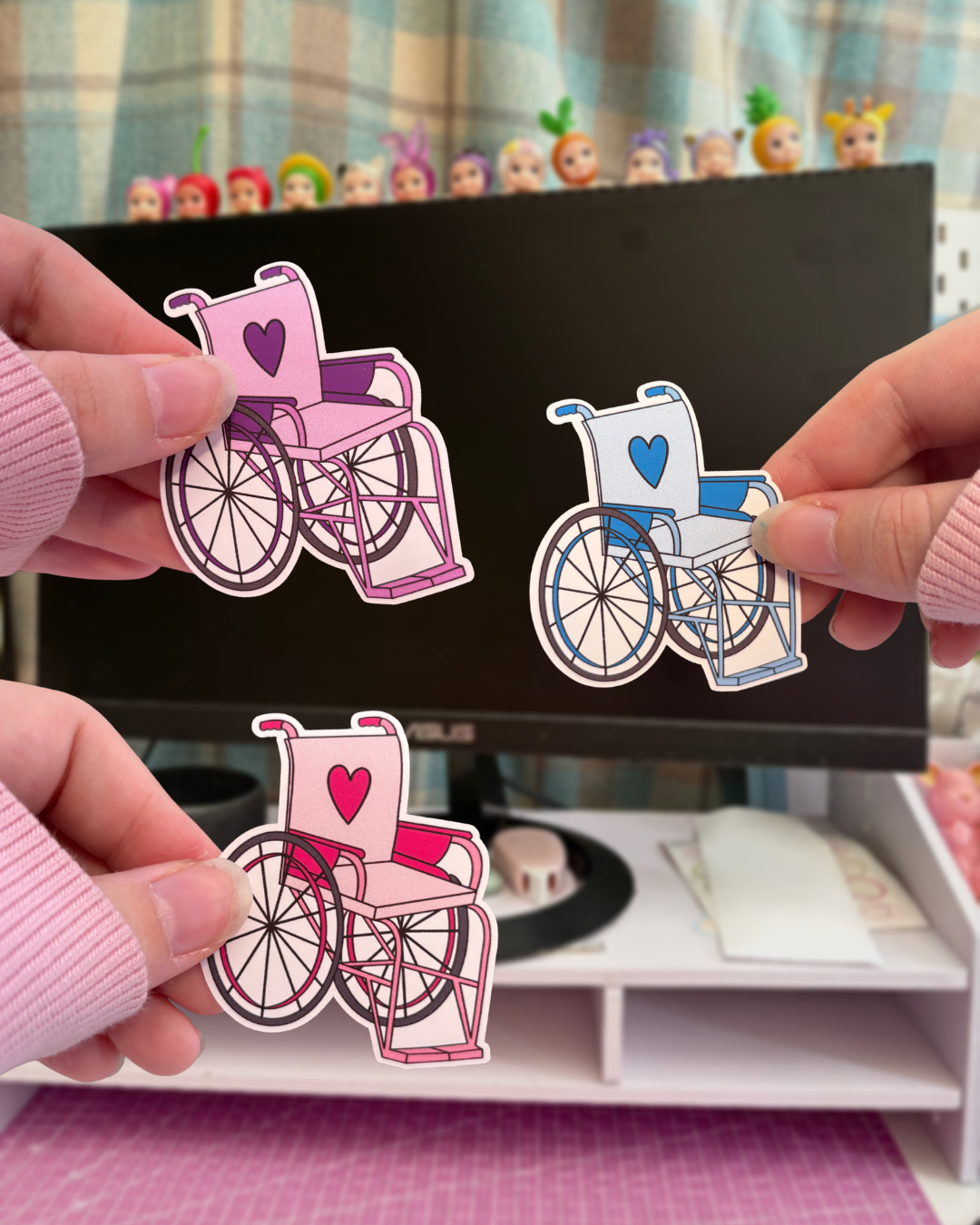 wheelchair vinyl sticker