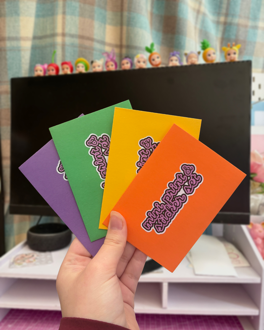 spooky season mini print & sticker set