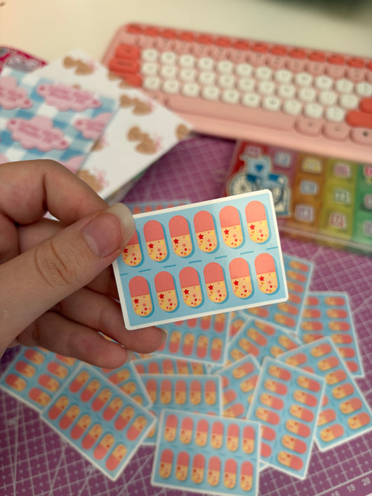 star meds vinyl sticker