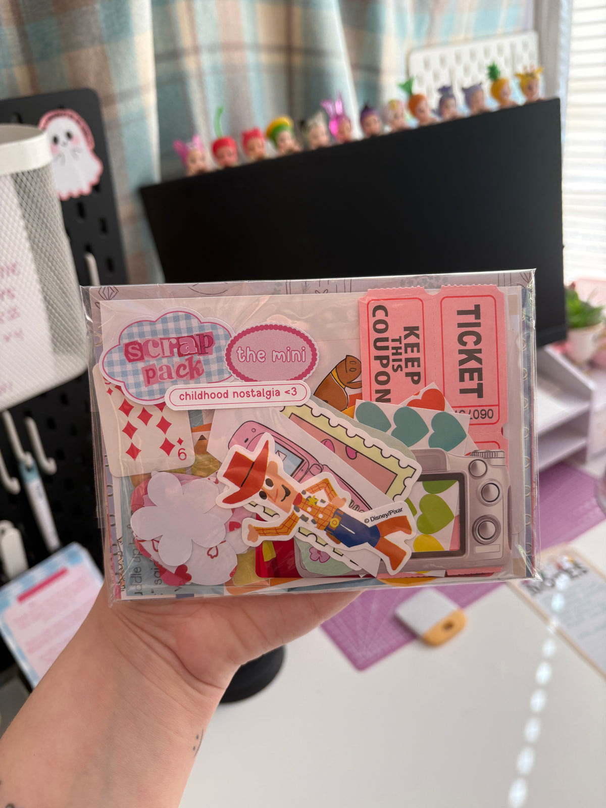 childhood nostalgia scrap pack
