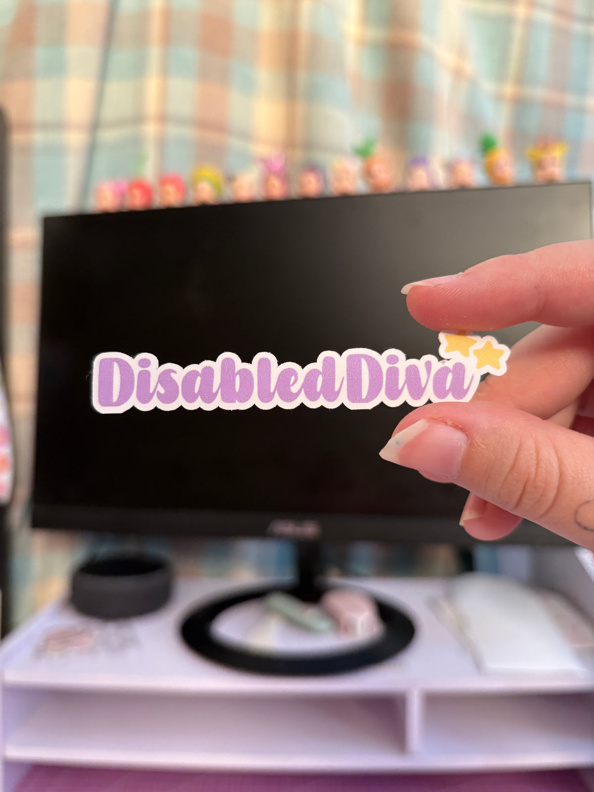 disabled diva vinyl sticker