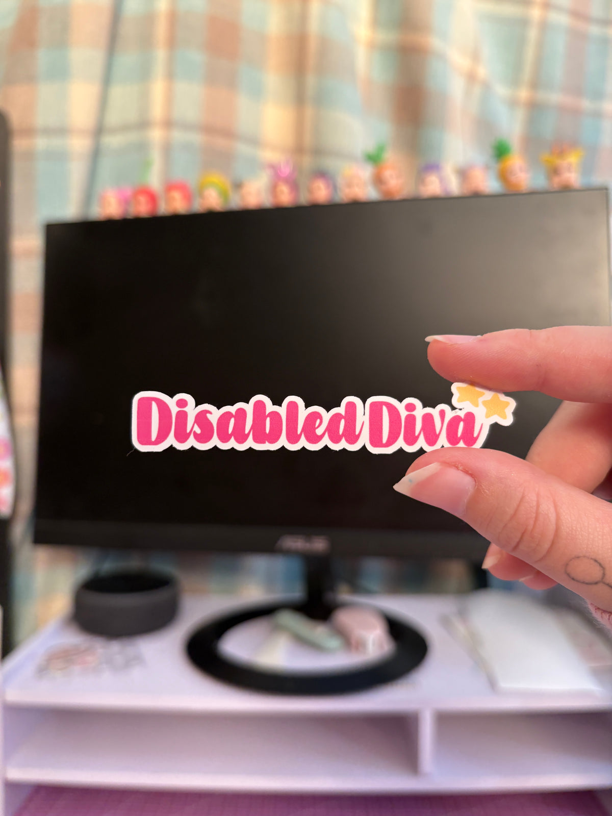 disabled diva vinyl sticker